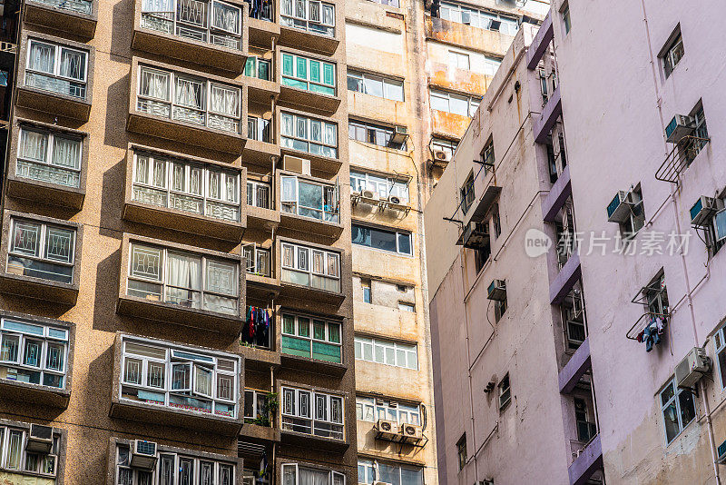 旧社区，香港的公寓大楼