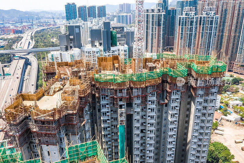 香港南昌的建筑工地