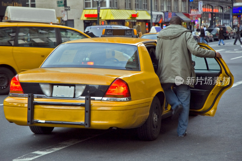 黄色出租车纽约的出租车