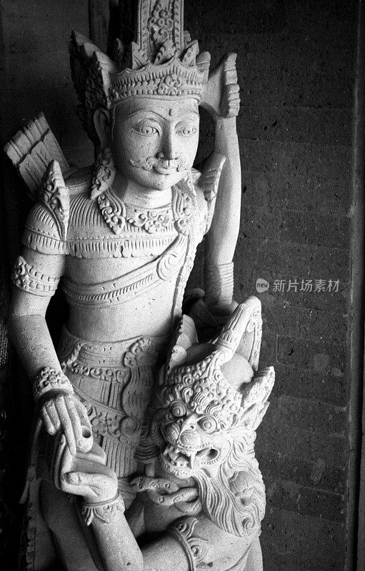 古老的印度教雕塑