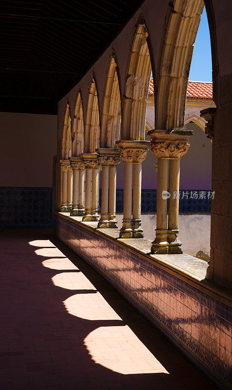 墓地修道院的基督修道院在托马尔，葡萄牙