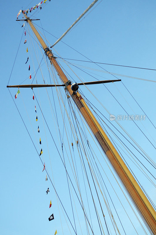 帆船桅杆