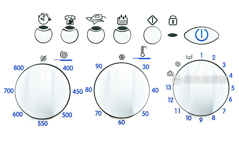 洗衣机控制面板