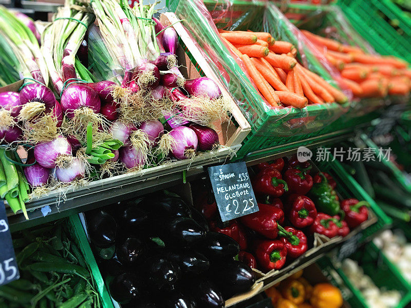 超市购物杂货店蔬菜水果