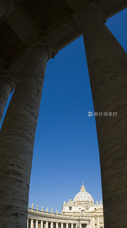 圆顶和柱廊，梵蒂冈，罗马