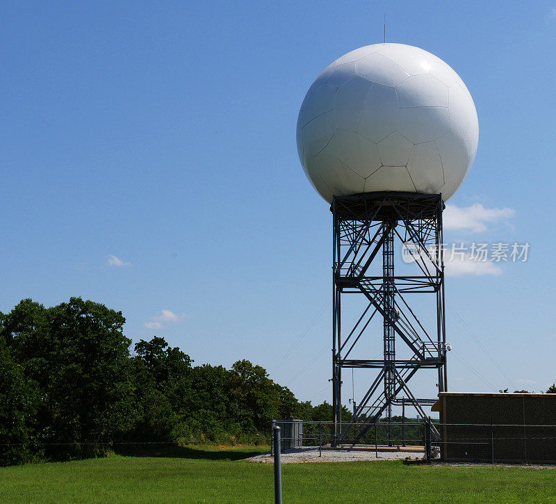 一个气象站的多普勒天气雷达