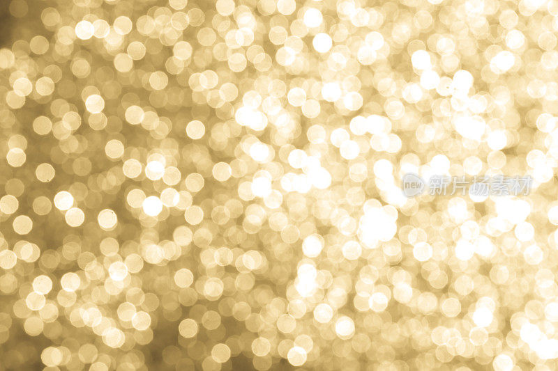 抽象的背景纹理金色闪光和优雅的圣诞节。