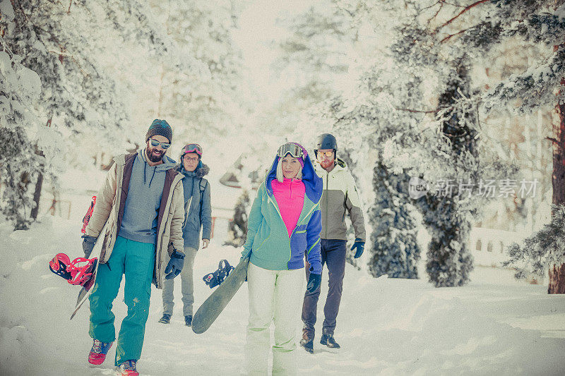 冬季滑雪旅行