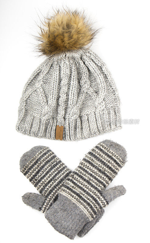 寒季衣服:羊毛帽、手套