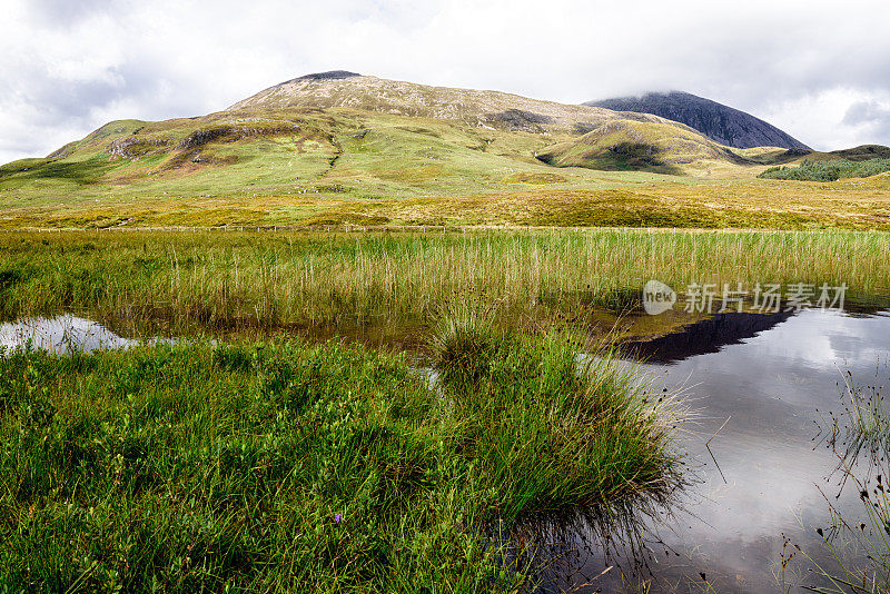 湖和山脉，斯凯岛，苏格兰高地