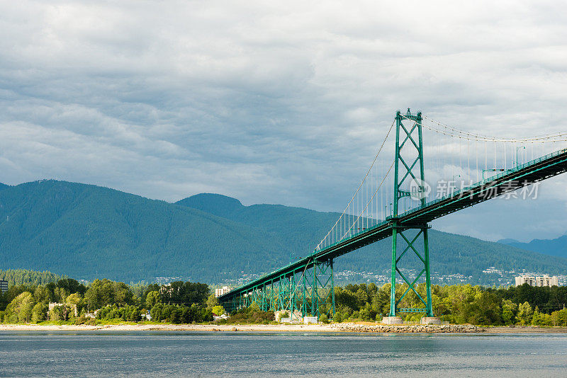 狮子门大桥到加拿大温哥华斯坦利公园