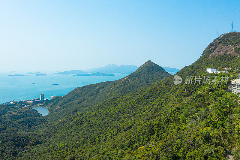 香港太平山顶一览无余