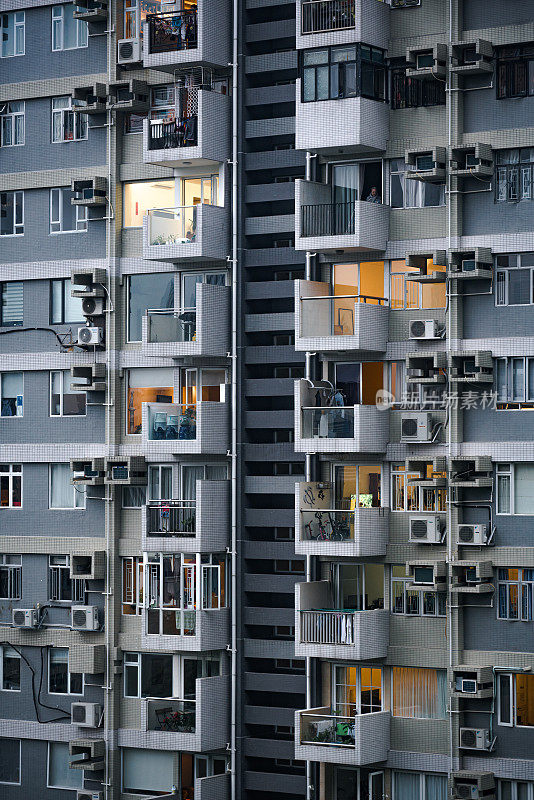 高密度居住在香港湾仔