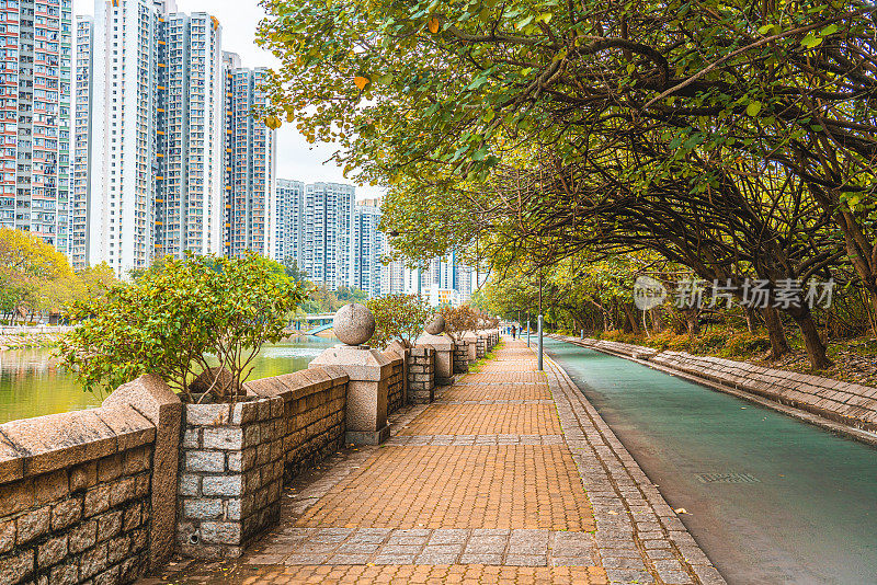 香港的高层住宅大厦