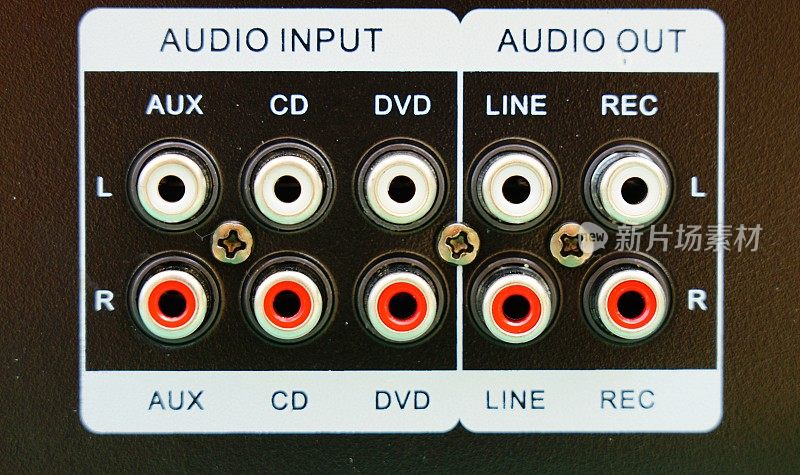RCA接收机的连接器