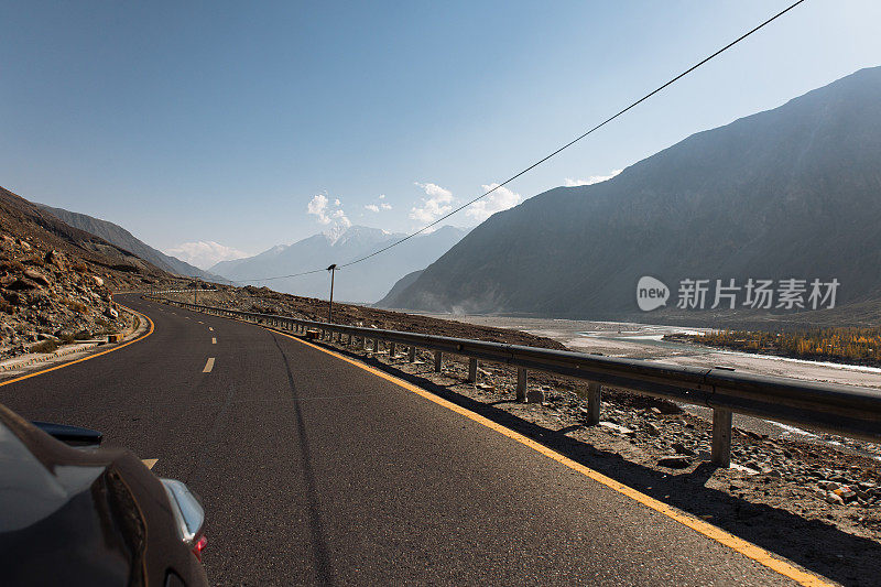 巴基斯坦喜马拉雅山谷的风景