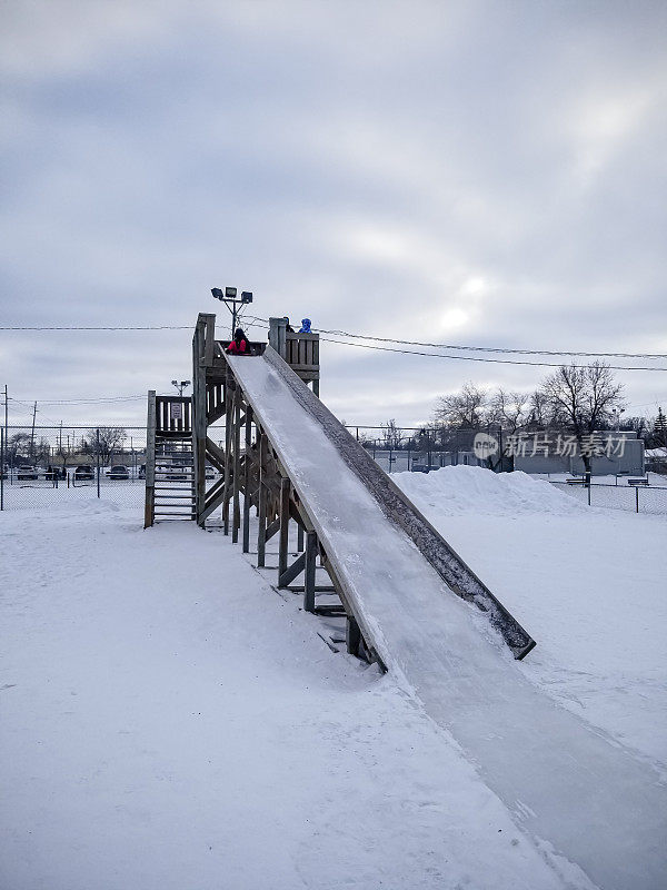 平底雪橇滑