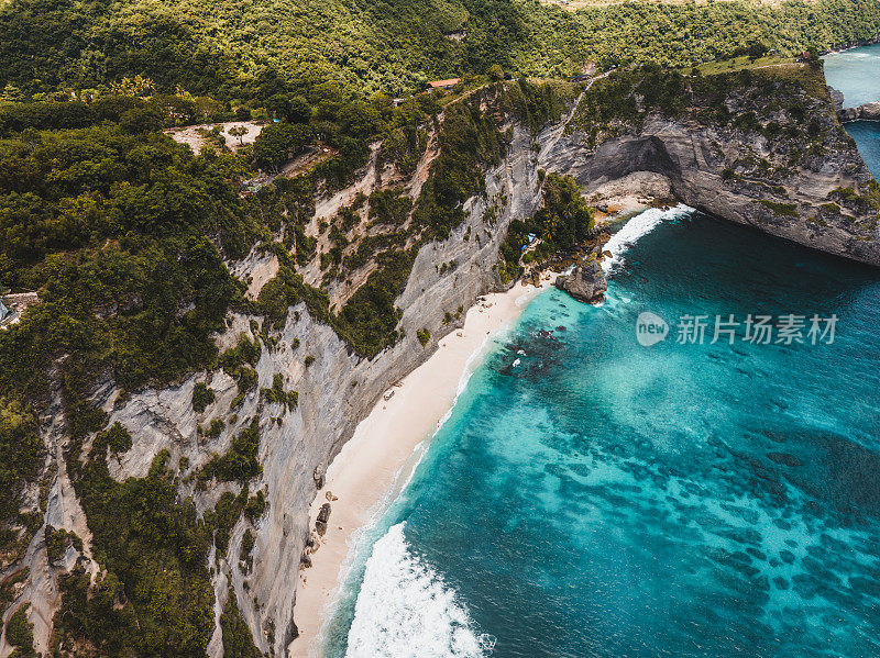 钻石海滩，努沙佩尼达岛，巴厘岛，印度尼西亚