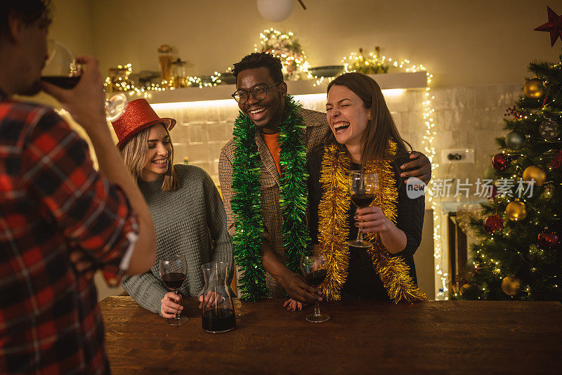 家里的新年晚会