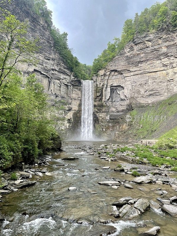 Taughannock瀑布州立公园，尤利西斯，纽约