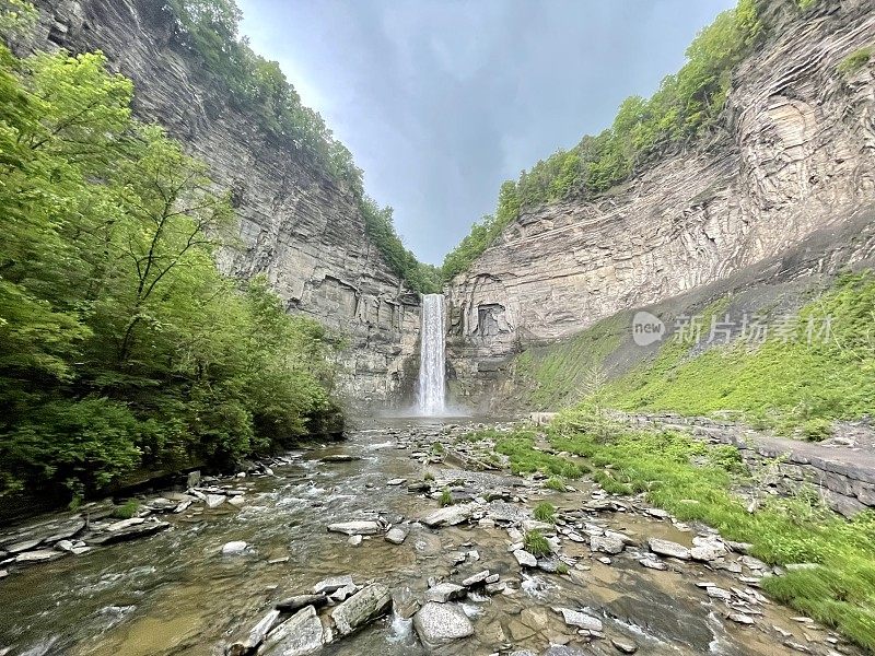 Taughannock瀑布州立公园，尤利西斯，纽约