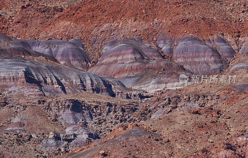 著名的大理石峡谷在朱红色悬崖国家纪念碑附近的亚利桑那页