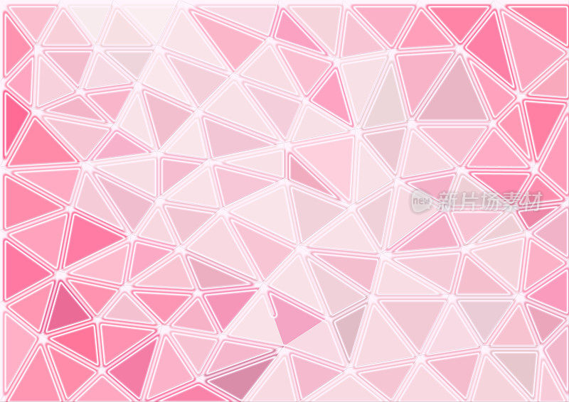 粉色白色几何墙纸背景