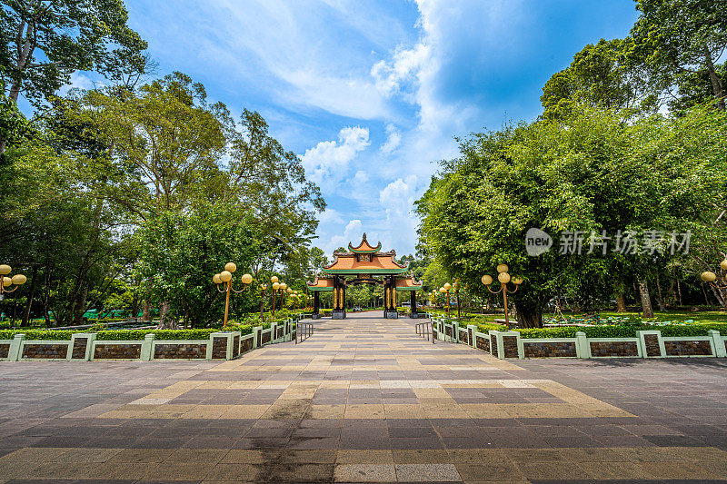 胡志明市本多寺，古芝隧道，古芝隧道旁的历史革命区，1975年以前是越南著名的革命基地。