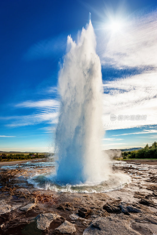 冰岛间歇泉Strokkur