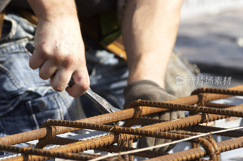 建筑工地地面工作钢框架