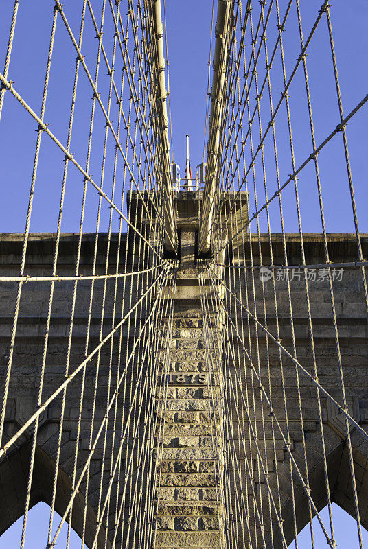 布鲁克林大桥悬索桥