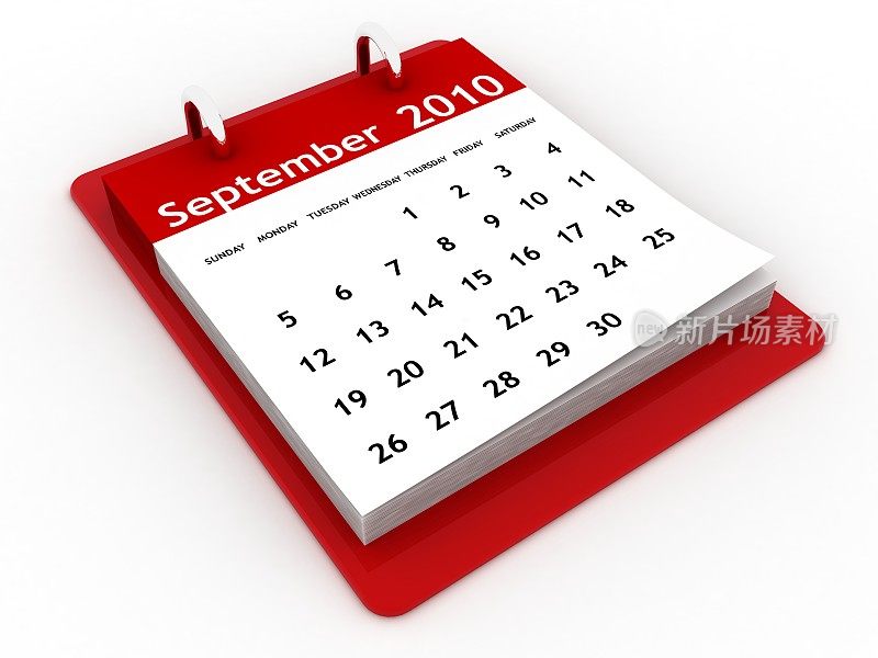 2010年9月-日历系列
