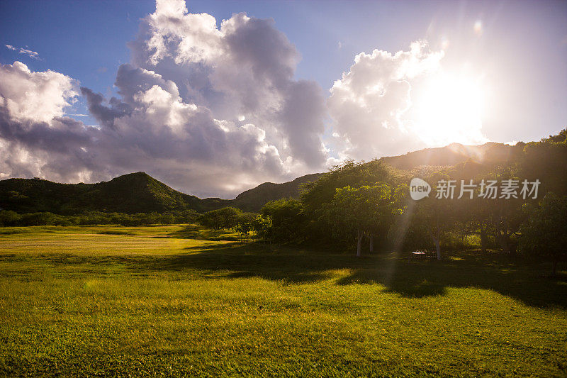 夏威夷风景，瓦胡岛，夏威夷