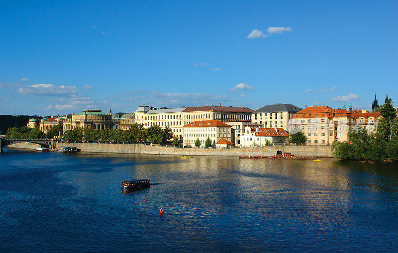 布拉格，河畔，捷克共和国