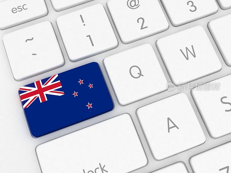 新西兰国旗键盘