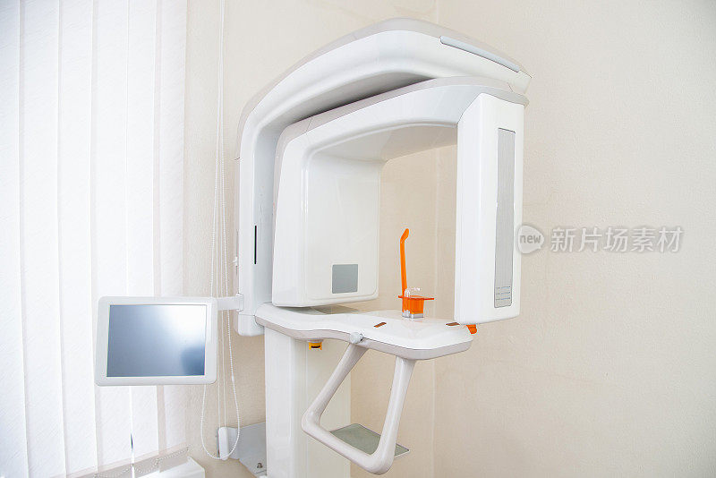 牙科诊所的牙科x光机、设备及附件。