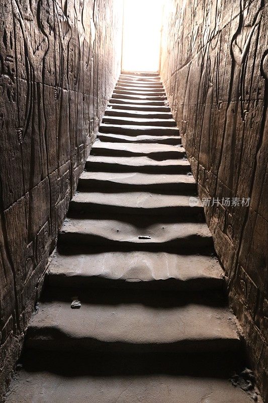 Edfu寺庙楼梯