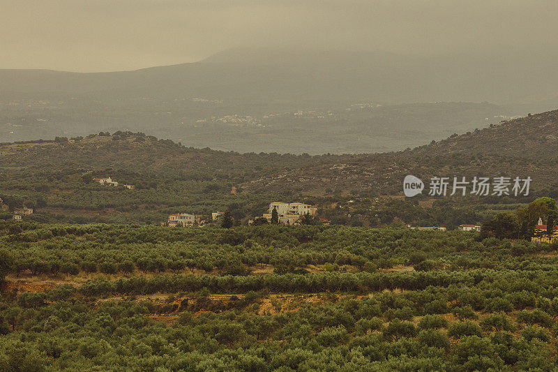 克里特岛丘陵地貌