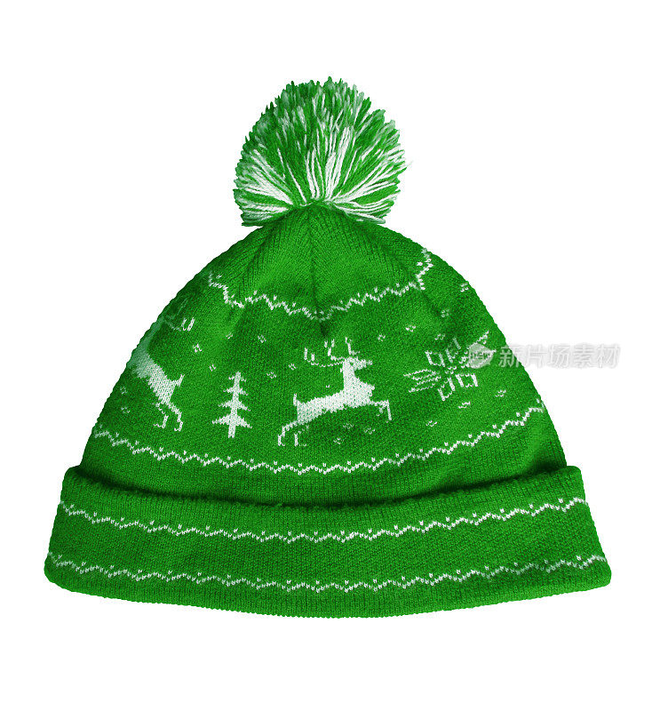 针织帽-绿色