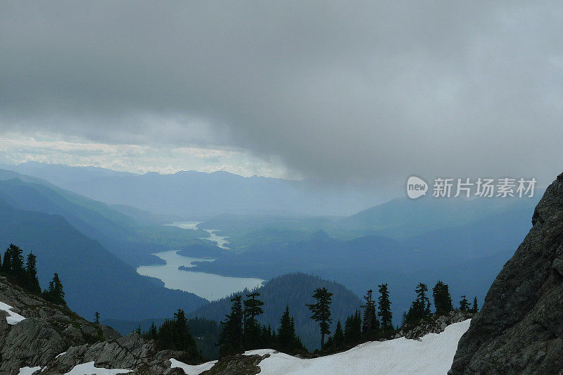 香农岭和贝克湖