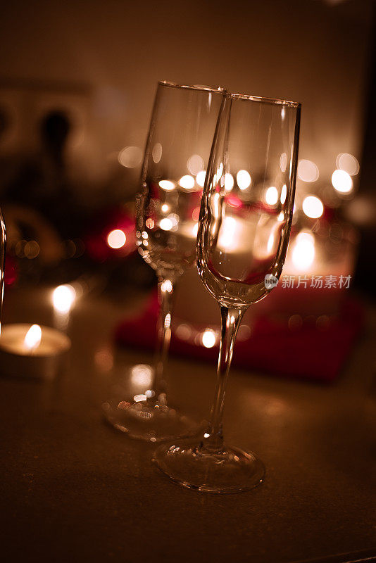 葡萄酒和圣诞树