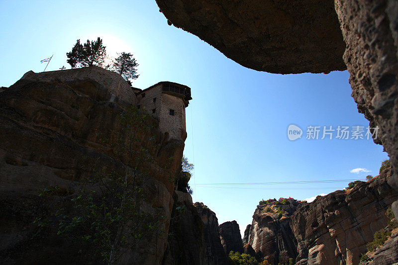 希腊的迈特拉山和修道院