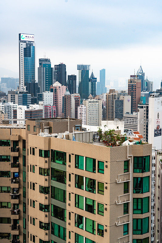 高密度居住在香港湾仔