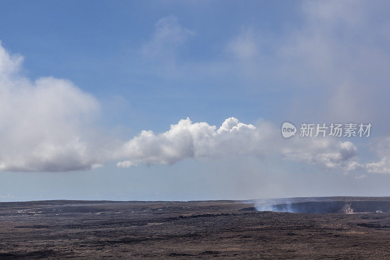 夏威夷群岛基拉韦厄火山，哈勒马乌马乌火山口