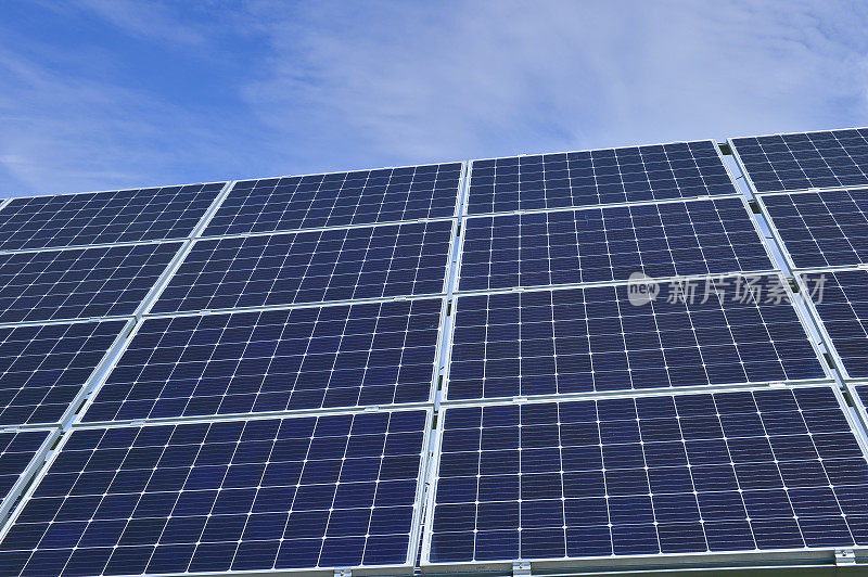 太阳能电池板，绿色能源，光能