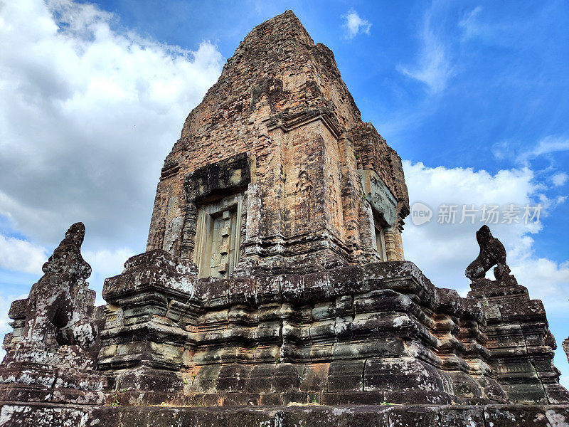 柬埔寨吴哥普瑞寺的中央prasat