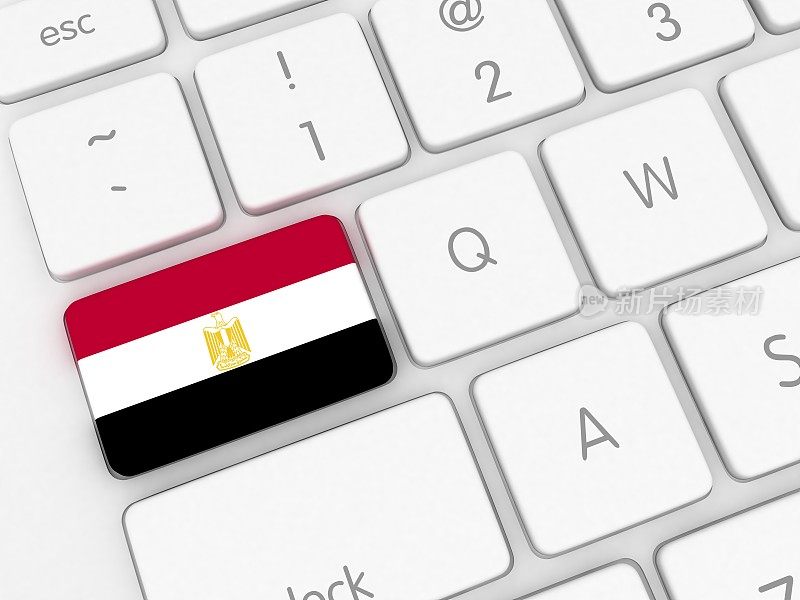 埃及国旗键盘