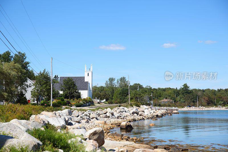 新斯科舍省米尔湾的新斯科舍省风景