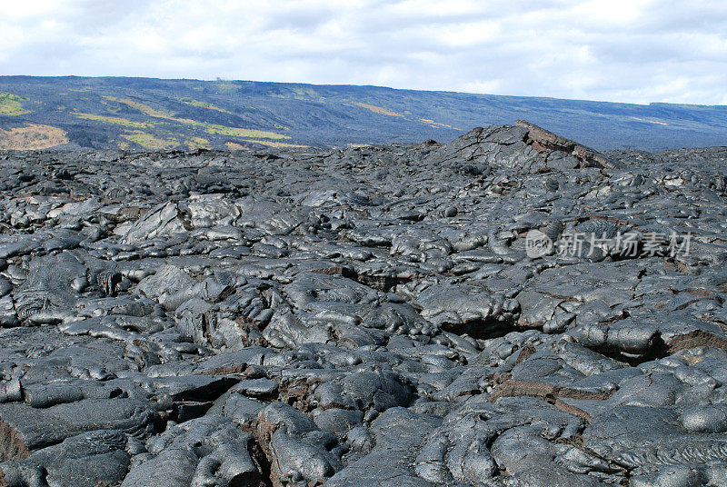 夏威夷基拉韦厄火山火山口熔岩