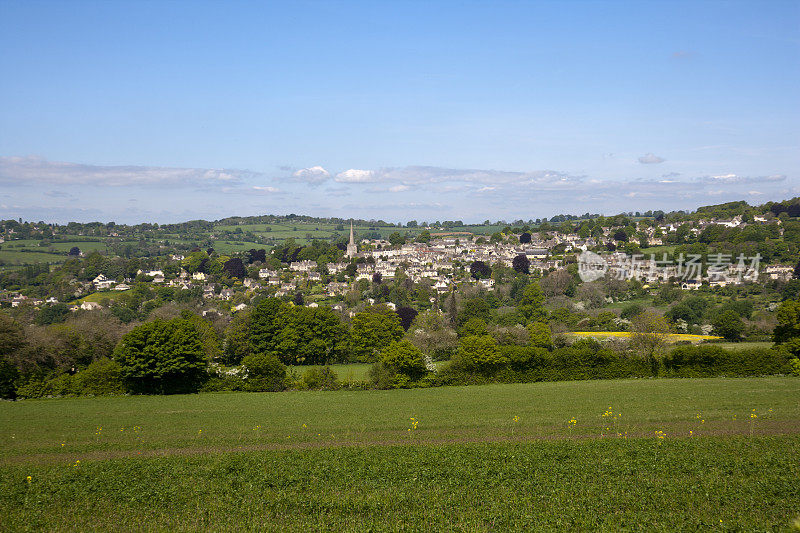 英国科茨沃尔德风景如画的Painswick